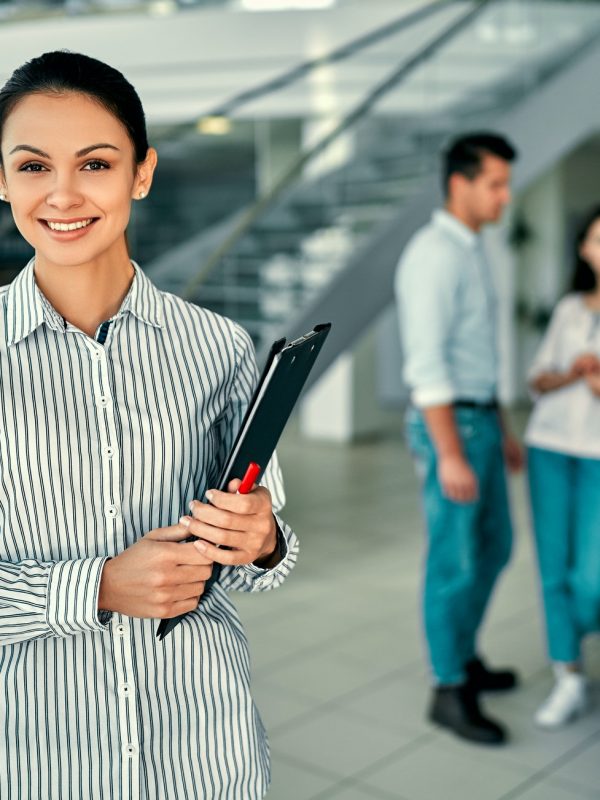 At a car dealership, buying a car