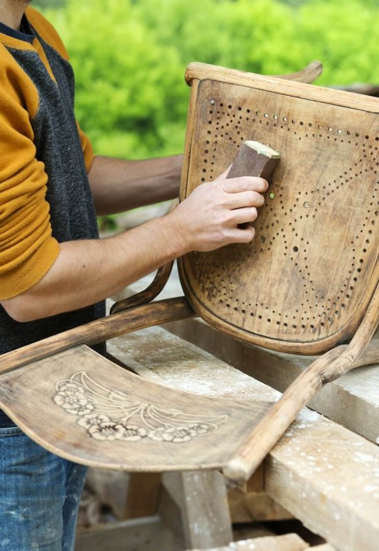Wooden furniture restoration